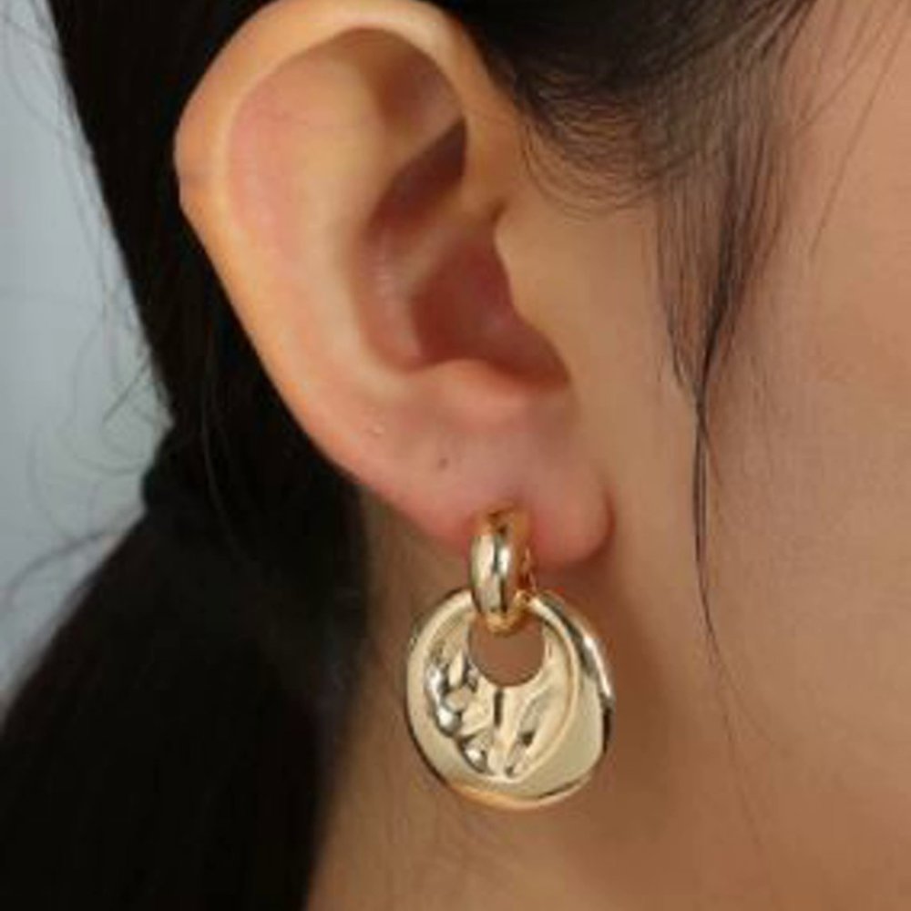 Gold Plate Earrings - Picture 4 of 4
